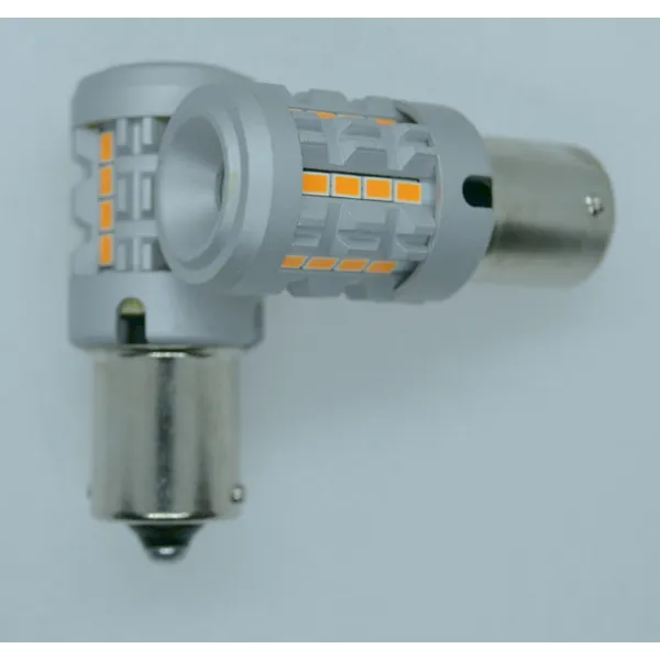 LED лампа STELLAR 7KG26 1156 P21W BA15S жовта