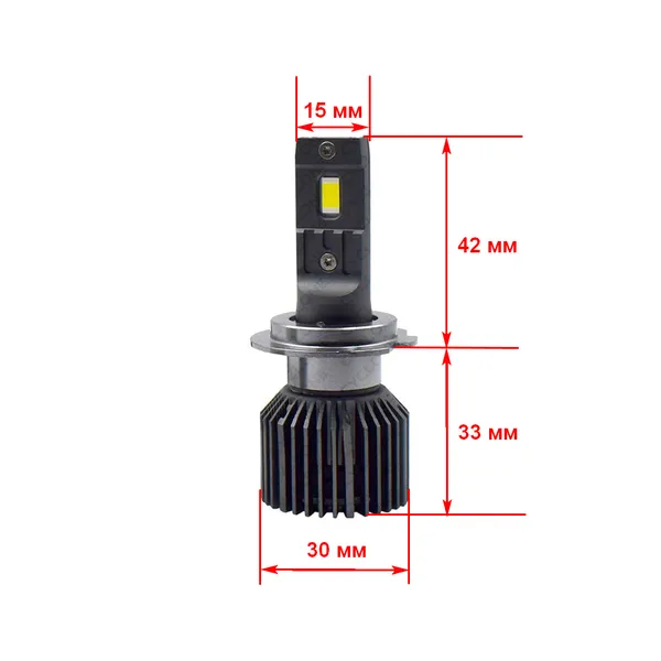 LED лампи Cyclone H7 6000K type 45 (2 шт.) 3