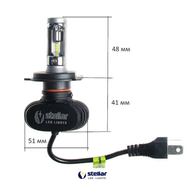 LED лампи STELLAR S2 H4 (2 шт.) 2