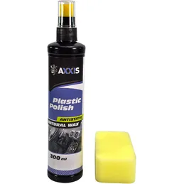 Очиститель-полироль пластика с губкой AXXIS Plastic Polish 300 мл