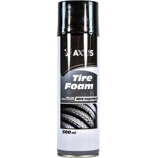 Очиститель шин пенный (черниль покрышек) AXXIS Tire Foam 500 мл