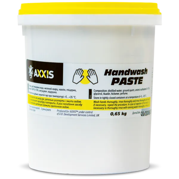 Паста для митья рук (очиститель рук) AXXIS Handwash Paste 0,65 кг