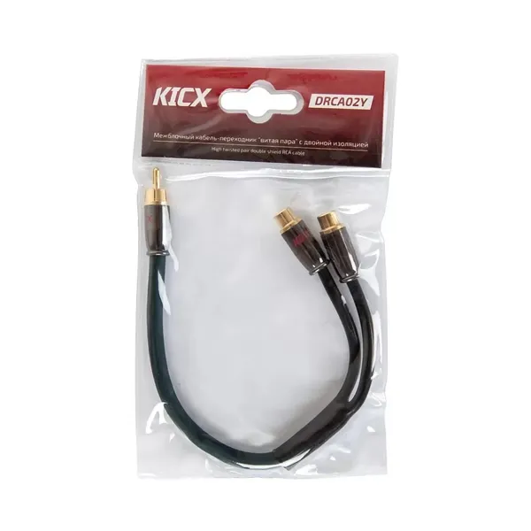 RCA-Y кабель Kicx DRCA02Y 4