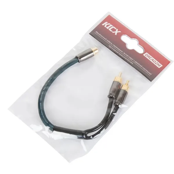RCA-Y кабель Kicx DRCA02M 2