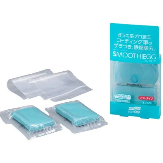 Очиститель-глина Soft99 Smooth Egg Clay Bar 100 г 2
