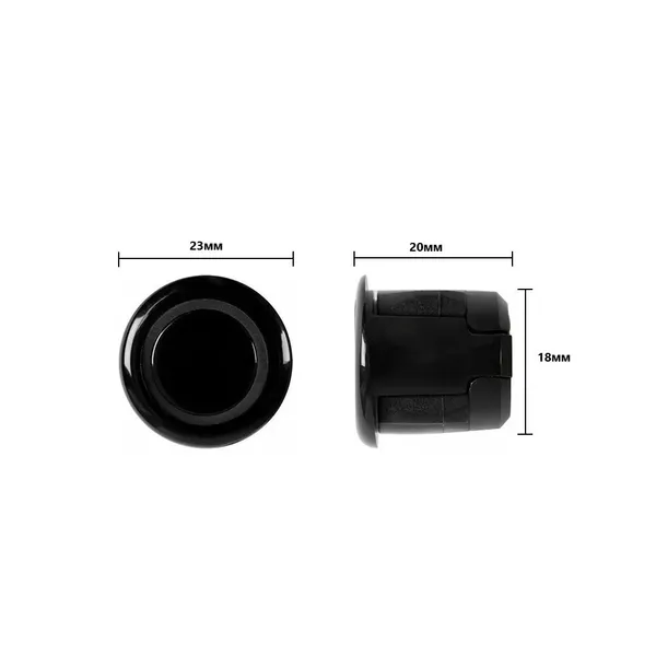 Паркувальний радар Torssen EMCP400 black 18mm 3