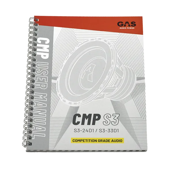 Сабвуферный динамик GAS CMP S3-24D1 10