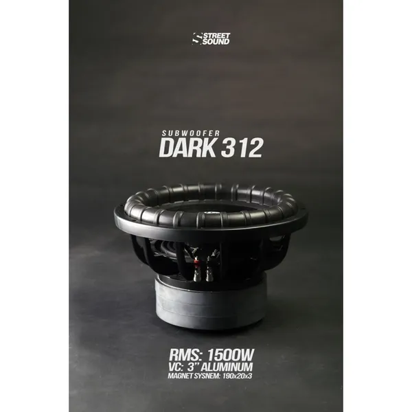 Сабвуферный динамик Street Sound SW-Dark 312 5