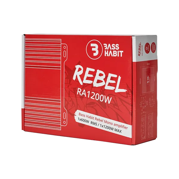 1-канальный усилитель Bass Habit Rebel RA1200W 7