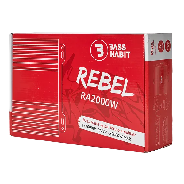 1-канальний підсилювач Bass Habit Rebel RA2000W 7