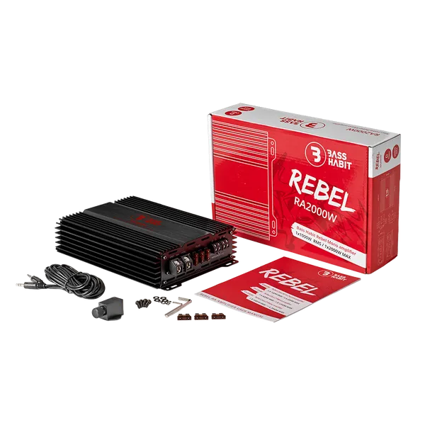 1-канальний підсилювач Bass Habit Rebel RA2000W 8