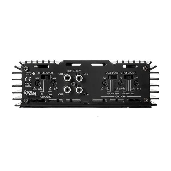 4-канальний підсилювач Bass Habit Rebel RA800W 5
