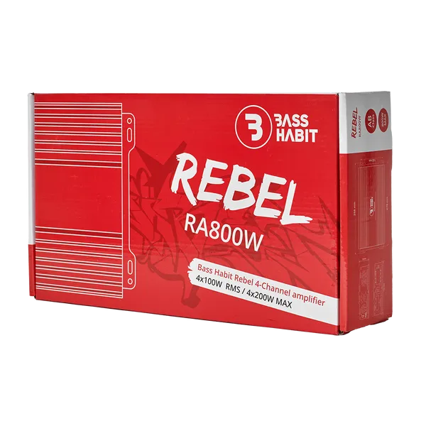 4-канальний підсилювач Bass Habit Rebel RA800W 7