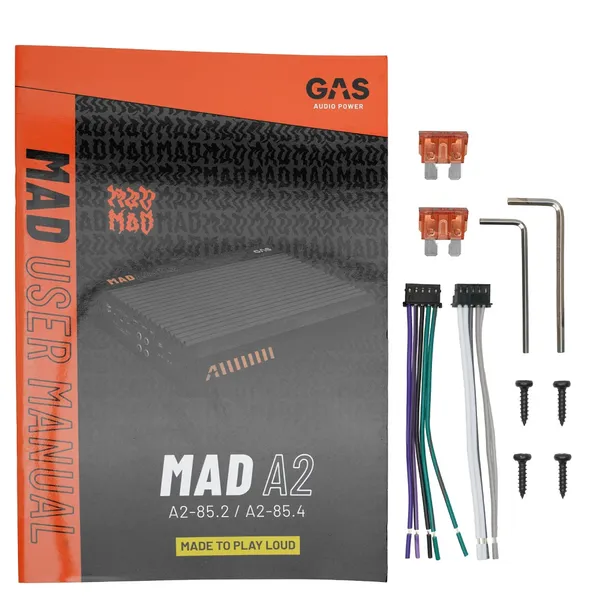 4-канальний підсилювач GAS MAD A2-85.4 5