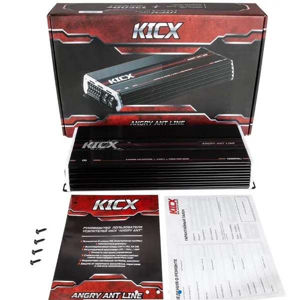 6-канальный усилитель Kicx ANGRY ANT D6 2