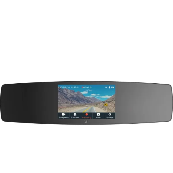 Відеореєстратор-дзеркало Xiaomi Yi Mirror Dash Camera (2 камери) 5