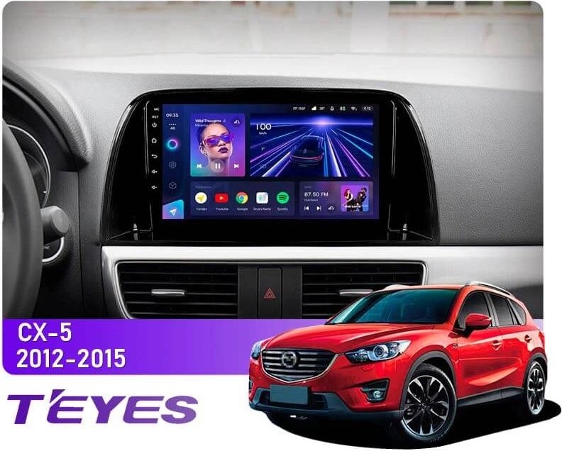 Штатная магнитола Teyes CC3L 4+32 Gb Mazda CX-5 1 KE 2012-2015 (A) 9" ᐉ ...