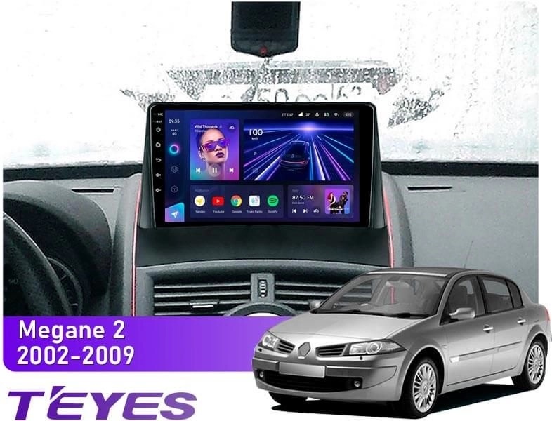 Штатная магнитола Teyes CC3L 4+32 Gb Renault Megane 2 2002-2009 9" ᐉ ...
